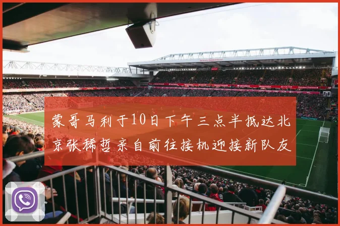 蒙哥马利于10日下午三点半抵达北京张稀哲亲自前往接机迎接新队友